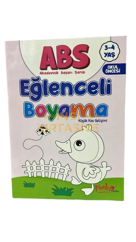 ABS EĞLENCELİ BOYAMA 3-4 YAŞ