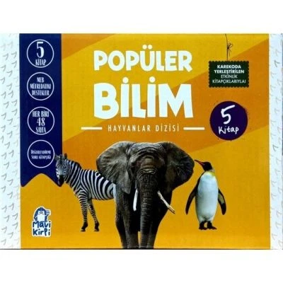 POPÜLER BİLİM HAYVANLAR DİZİSİ 5 KİTAP SET