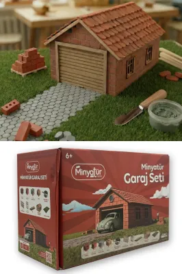 MİNYATÜR HANE MİNYATÜR GARAJ SETİ 900 PARÇA