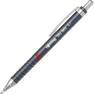 ROTRİNG TİKKY 0,7MM VERSATİL KALEM RETRO METALİK GRİ