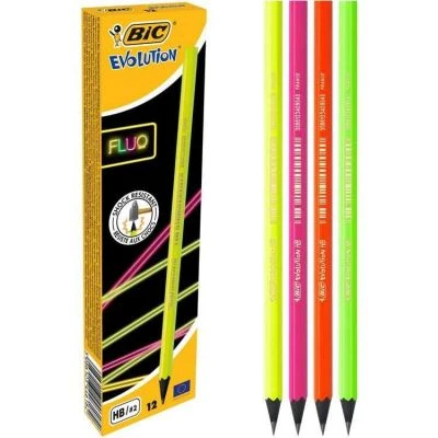 EVOLUTION FLUO KURŞUN KALEM 12'Lİ KUTU