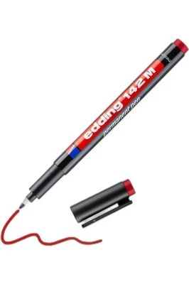 ASETAT KALEMİ KIRMIZI  (E-142M