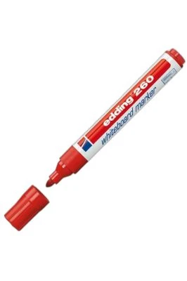 EDDİNG 260 BEYAZ TAHTA KALEMİ KIRMIZI