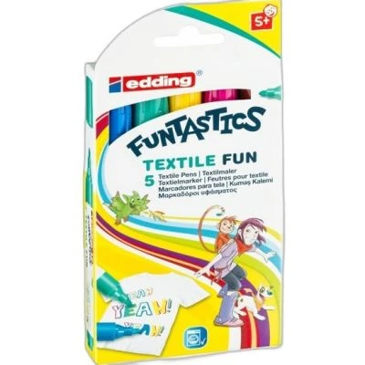 FUNTASTICS KUMAŞ BOYAMA KALEMİ 5'Lİ SET