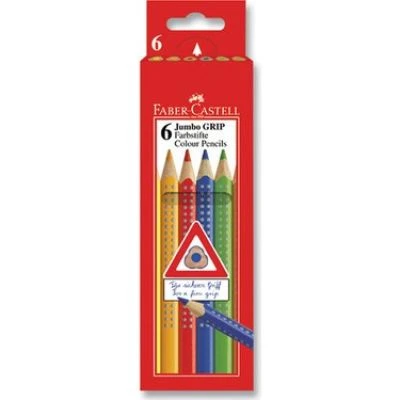 FABER-CASTELL 6 RENK JUMBO KURU BOYA