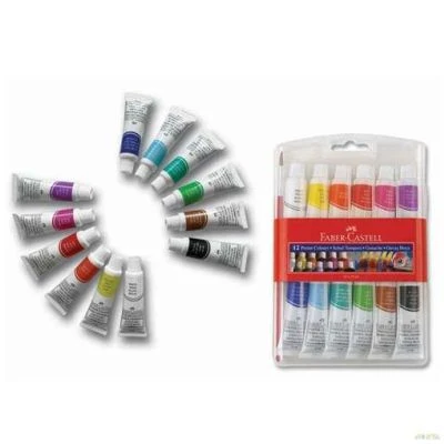 FABER-CASTELL 12R TÜP GUAJ BOYA