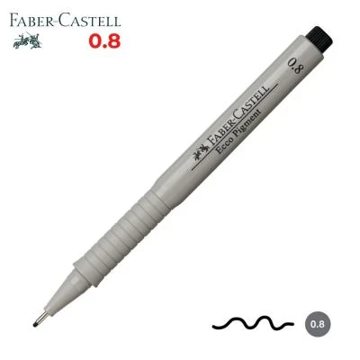 FABER CASTELL ECCO PİGMENT ÇİZİM KALEMİ 0,8 MM
