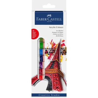 FABER-CASTEL 12 RENK AKRİLİK BOYA