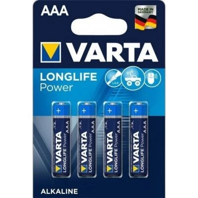 VARTA 4903 LONGLIFE POWER ALKALIN AAA İNCE KALEM PIL 4'LÜ PAKET