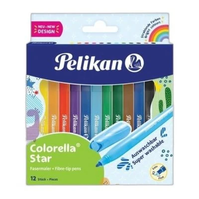 PELİKAN CORELLA 12 RENK KEÇELİ BOYA KALEMİ