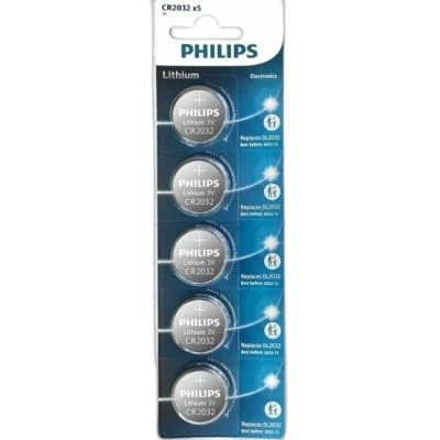 PHILIPS LITHIUM CR2032 3V 5LI