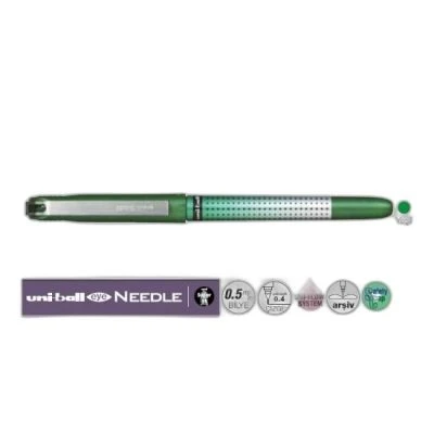 UNİBALL EYE NEEDLE 0.5 İĞNE UÇLU KALEM YEŞİL