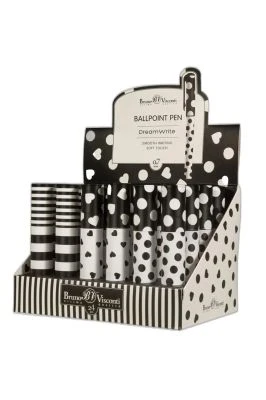 VJ DRESM WHİTE SİLİNDİR KUTULU 0,7MM TÜKENMEZ KALEM MAVİ