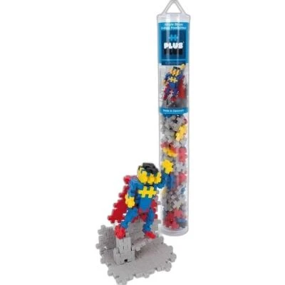 PLUS-PLUS - 24PCS DISPLAY PACK - SUPERHERO -100 PCS