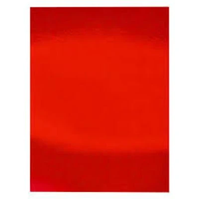 LİNO 50X70 CM. KIRMIZI AYNALI (METALİK) KARTON