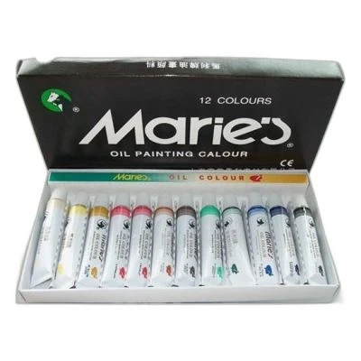 MARİES 12*12ML YAĞLI BOYA