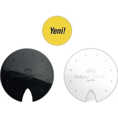 FABER-CASTELL  UFO KALEMTIRAŞ SİYAH BEYAZ