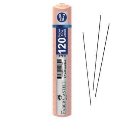 FABER-CASTELL GRIP MIN 0.7 2B 60MM  PASTEL TURUNCU