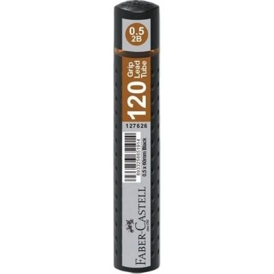 FABER CASTELL GRİP 0.5 2B 60 MM MİN 120 Lİ SİYAH