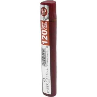 FABER CASTELL GRİP 0.5 2B 60 MM MİN 120 Lİ BORDO
