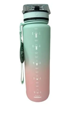 UZSPACE 1000 ML GRADİENT MAVİ PEMBE TRİTAN SU MATARASI