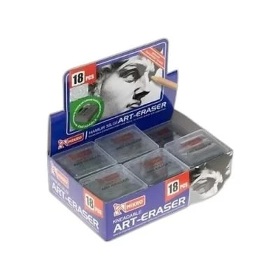 MİKRO ST. HS-18 GRİ HAMUR SİLGİ 18 Lİ
