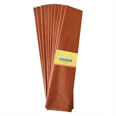 LİNO LÜX KRAPON KAĞIDI (50X200 CM.) KAHVE