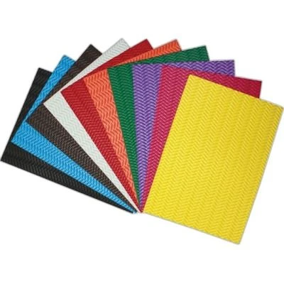 LİNO EVA 20X30 CM.10 RENK 2MM.DALGA BASKILI 10'LU PAKET