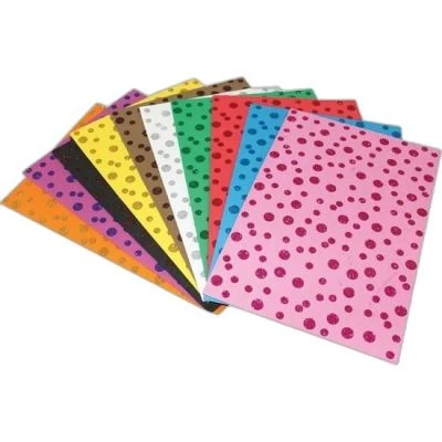 LİNO EVA 20X30 CM.10 RENK 2 MM. SİMLİ NOKTA DESENLİ