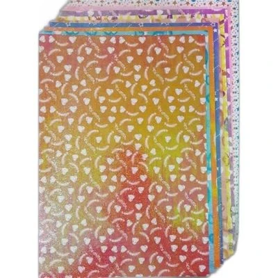 LİNO YANARDÖNER DESENLİ ELİŞİ KAĞIDI 6 DESEN 10'LU(23X33 CM)