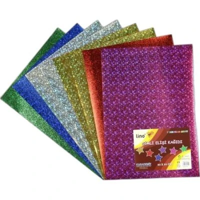 LİNO SİMLİ ELİŞİ KAĞIDI 7 RENK 10'LU (23X33 CM.)