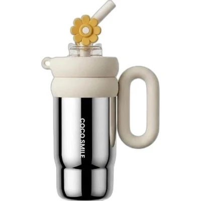 VAGONLİFE COCO SMİLE 760ML GÜMÜŞ ÇELİK TERMOS
