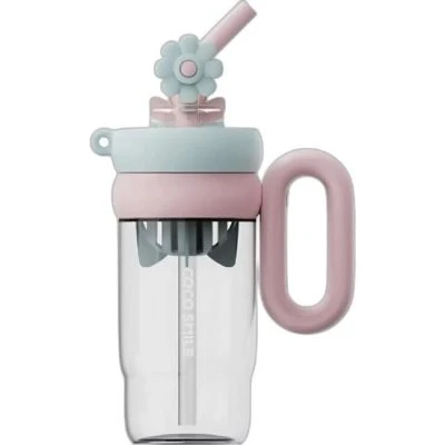 VAGONLİFE 1000ML TRİTAN PEMBE-TURKUAZ SU MATARASI