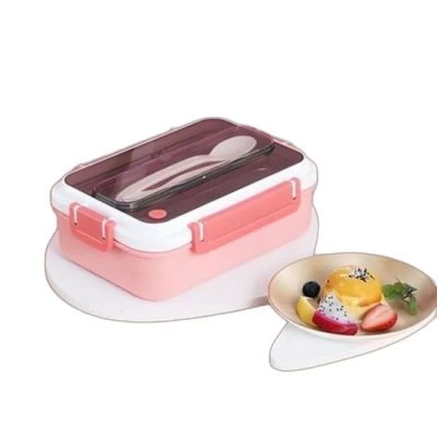 VAGONLIFE 1000 ML. ÇELİK BESLENME KABI PEMBE