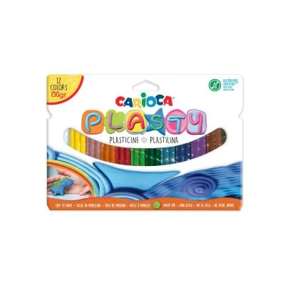 CARİOCA PLASTY KURUMAYAN OYUN HAMURU 150 GR. 12 RENK
