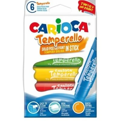 CARİOCA TEMPERELLO STICK POSTER BOYAMA KALEMİ 6'LI