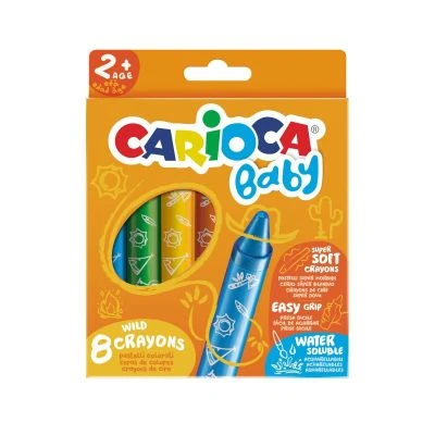 CARİOCA BEBEK PASTEL BOYA 8'Lİ 2+ YAŞ