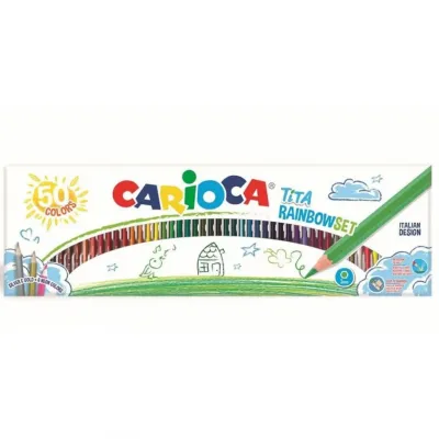 TİTA KURU BOYA KALEMİ GÖKKUŞAĞI SET 50'Lİ