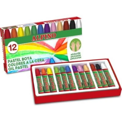 ALPINO 12 RENK PASTEL BOYA