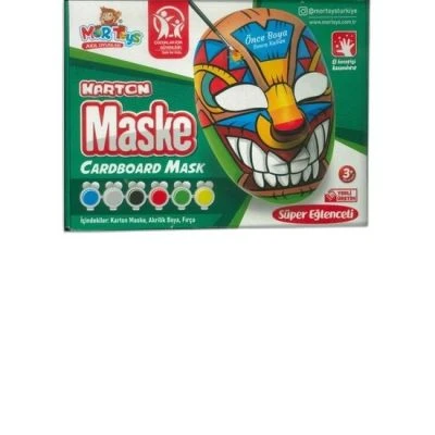 MORTOYS KARTON MASKE BOYAMA