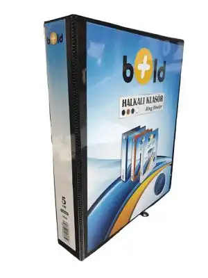BOLD 5CM 4 HALKALI SIYAH KLASÖR