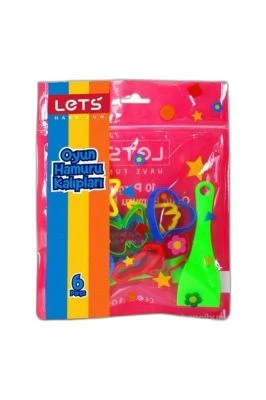 LETS OYUN HAMURU KALIPLARI 6 PARÇA