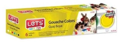 LETS GUAJ BOYA  25MG. 6 RENK