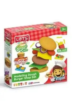 LETS OYUN HAMURU HAMBURGER SETI
