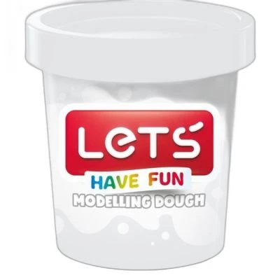 LETS TEK RENK  OYUN HAMURU BEYAZ 150 GR.