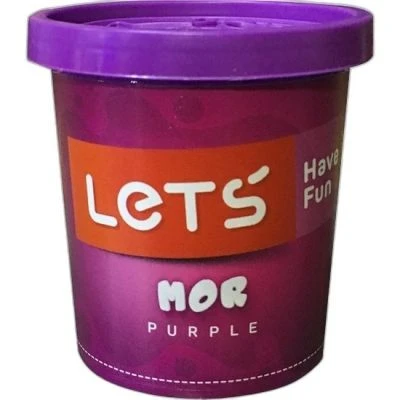 LETS TEK RENK  OYUN HAMURU MOR 150 GR.