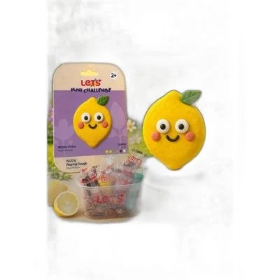 LETS OYUN HAMURU NEŞELİ MEYVELER LİMON 6 RENK 120G