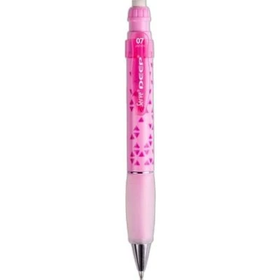 SERVE DEEP 0,7MM ÜÇGEN DESENLİ VERSATİL KALEM CANDY PİNK