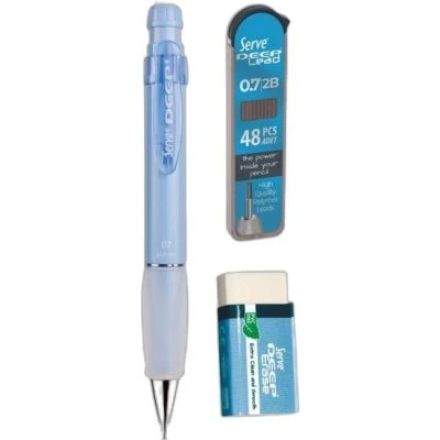 SERVE DEEP 3İN1 PAKET 0,7MM VERSATİL KALEM MAVİ
