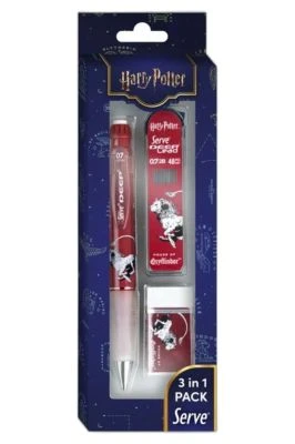 SERVE DEEP HARRY POTTER KALEM SİLGİ UÇ GRYFFİNDOR SET